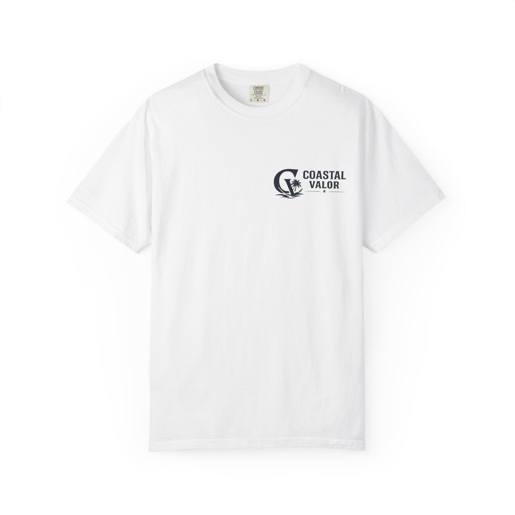 Coastal Valor T-Shirt | beach palm anchor graphic