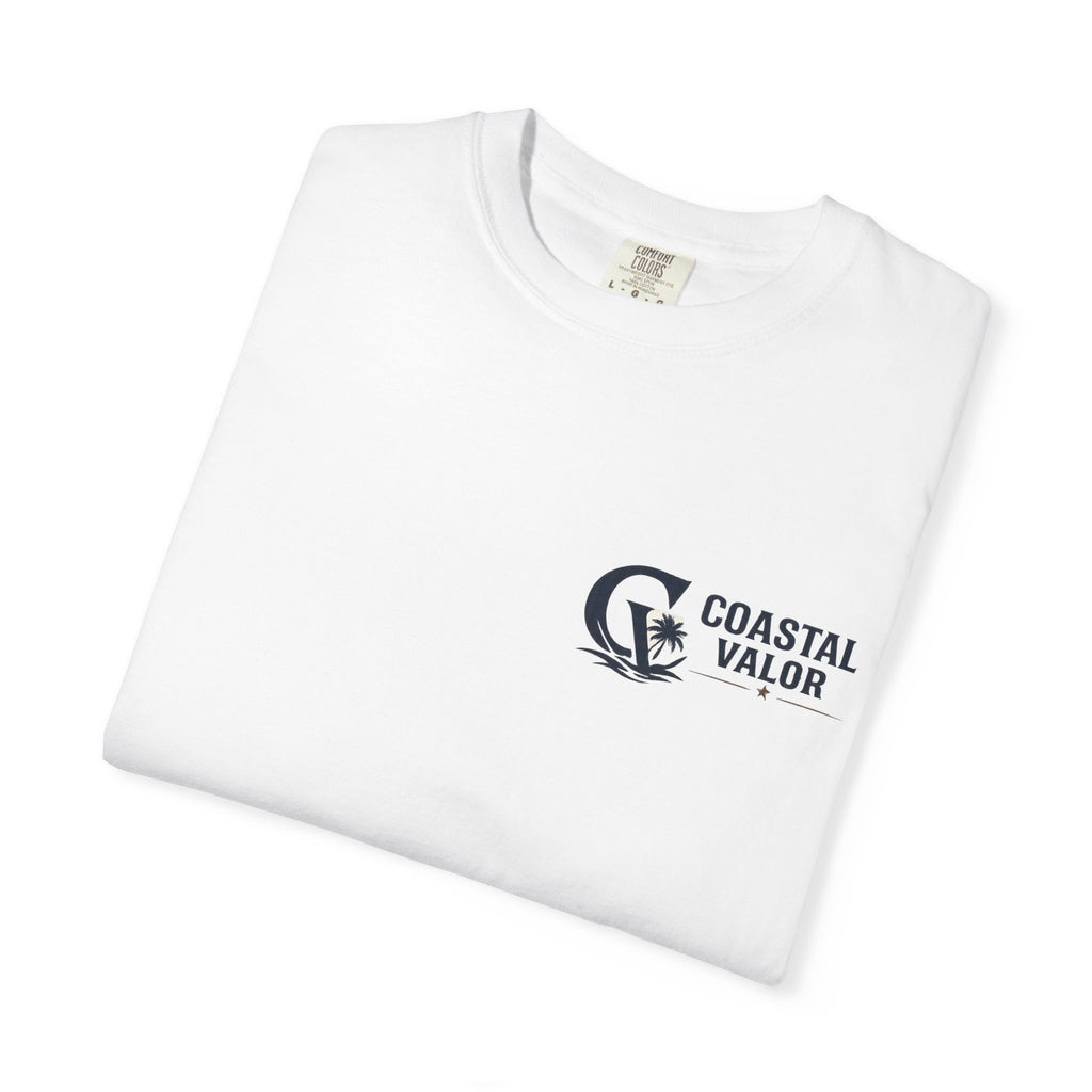 Coastal Valor T-Shirt | beach palm anchor graphic